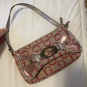 Y2k guess mini hand bag